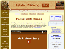 Tablet Screenshot of estate-planning-hub.com